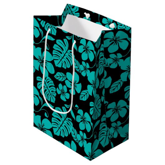 ROZE BIKINI (ZWART/TEAL) Cadeautas (Voorkant Gekanteld)