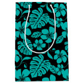 ROZE BIKINI (ZWART/TEAL) Cadeautas (Voorkant)
