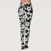 ROZE BIKINI (ZWART/WIT) LEGGINGS (Achterkant)