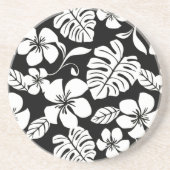 ROZE BIKINI (ZWART/WIT) Sandsteen Onderzetter (Voorkant)
