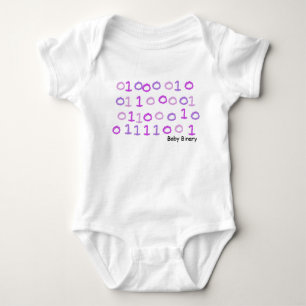 Roze binair baby slaappak romper