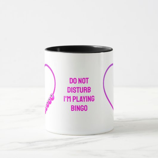 Roze BINGO Hart Mok (Midden)