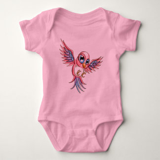 Roze Bird Romper