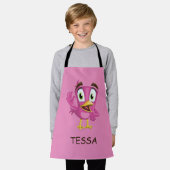 Roze Bird Schort (Gedragen)