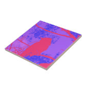 Roze Bird Tegeltje (Zijkant)