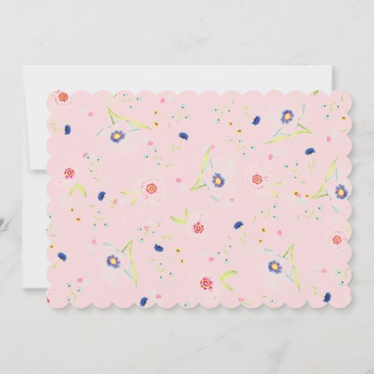 Roze Birthday Sagittarius Kaart (Achterkant)