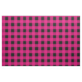 Roze Black Gingham Stof (Fat Quarter)