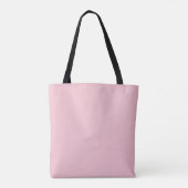 Roze Black Paris Eiffeltoren met naam Tote Bag (Achterkant)