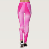 Roze Blad Kroonblad Leggings (Achterkant)
