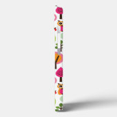 roze bladboom retro uil patroon Case-Mate iPhone case (Achterkant / Links)