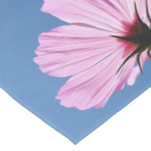 Roze bladen medium tafelloper (Hoek)