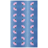 Roze bladen tafelkleed (Voorkant)