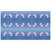 Roze bladen tafelkleed (Voorkant (Horizontaal))