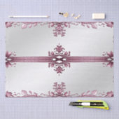 Roze Bladeren Bloeien Bloemig Tissuepapier (Craft)