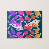 Roze Bladeren  Legpuzzel (Horizontaal)