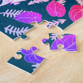 Roze Bladeren  Legpuzzel (Zijkant)