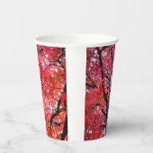 Roze bladeren papieren bekers (Links)
