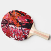 Roze bladeren tafeltennisbatje (Zijkant)