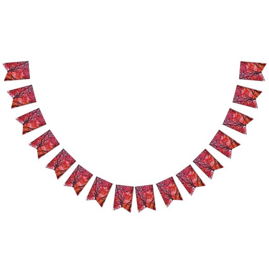 Roze bladeren vlaggetjes (Alle)