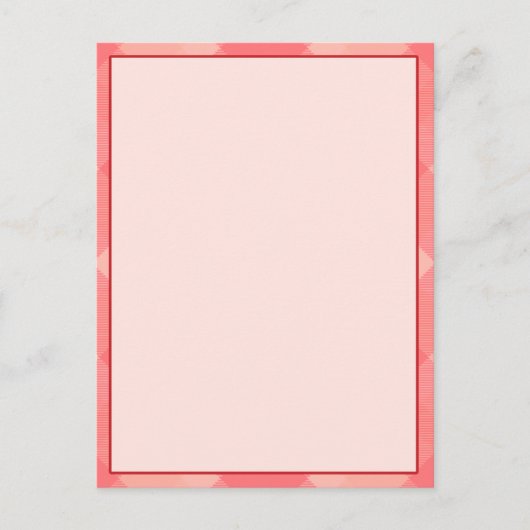 Roze, blanco Kaart van de banner voor de typografi (Voorkant)