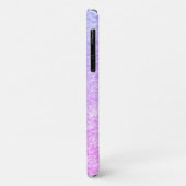 Roze Blau Geschilderde Textuur Patroon Persoonlijk Case-Mate iPhone Case (Achterkant/links)