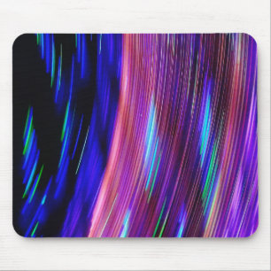 Roze Blau Neon Licht Schilderen 1 Muismat