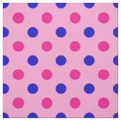Roze Blau Roze Stippenpatroon Stof (Swatch)