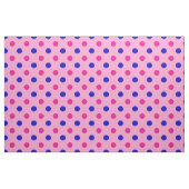 Roze Blau Roze Stippenpatroon Stof (Fat Quarter)