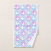 "Roze & Blau" Vlinder Bad Handdoek Set (Handdoek)