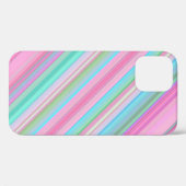 Roze blauw Abstract Case-Mate iPhone Case (Achterkant (horizontaal))