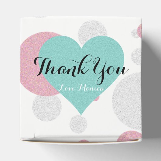 Roze Blauw Baby Reveal Sprinkle Shower Tiara Party Bedankdoosjes (Bovenkant)