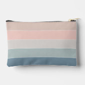 roze blauw Custom Summer Color Block Stripes Etui (Achterkant)