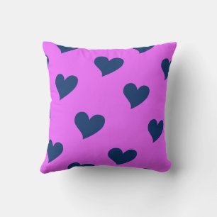 Roze Blauw Cute Gezellig Modern Romantisch Chic Ha Kussen
