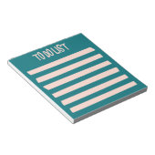 Roze Blauw Eenvoudig te doen lijst Notitieblok (Schuin)