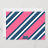 Roze, Blauw en Blauwgroen Vliegtuigfoto Verjaardag Kaart (Achterkant)