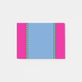Roze, Blauw en Gele Post het Nota Post-it® Notes (Voorkant)
