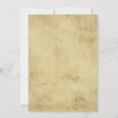 Roze, Blauw en Goud Alcohol Inkt Elegantie bruilof Kaart (Achterkant)