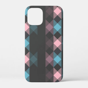 roze blauw en grijs geometrisch Case-Mate iPhone case
