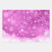 Roze blauw en lavender modern pastel inpakpapier vel (Voorkant 2)