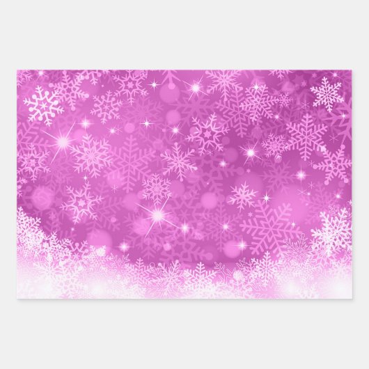 Roze blauw en lavender modern pastel inpakpapier vel (Voorkant 2)
