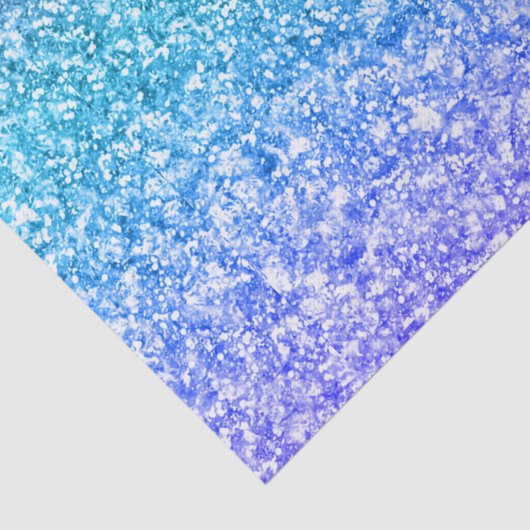 Roze blauw en Paars glitter Tissuepapier (Detail)