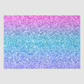 Roze blauw en Paars glitter Tissuepapier (Voorkant)