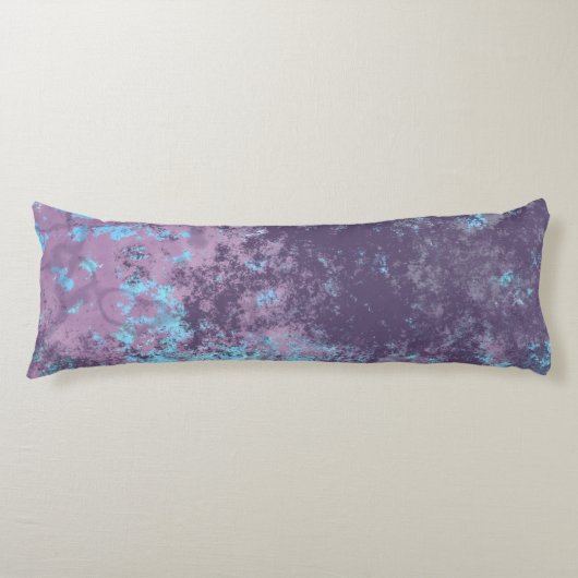 roze blauw en paars lichaamskussen (Voorkant)