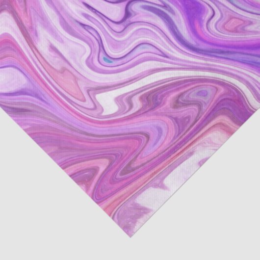 roze blauw en paars zwempapier tissuepapier (Detail)