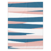 Roze blauw en wit Abstract Tafelkleed (Voorkant)