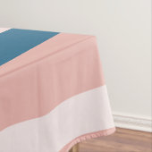 Roze blauw en wit Abstract Tafelkleed (Voorbeeld)