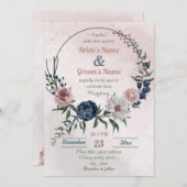 roze blauw en witte griesgriep met bruinkoolbrij kaart (Voorkant / Achterkant)