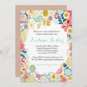 Roze Blauw Geel Kaart (Voorkant / Achterkant)