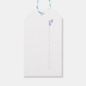 roze, blauw, geel Primroses Cadeau Labels Cadeaulabel (Voorkant)