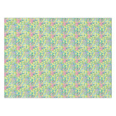  roze, blauw, geel Primroses tafelkleed (Voorkant (Horizontaal))